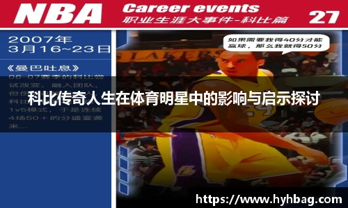 科比传奇人生在体育明星中的影响与启示探讨