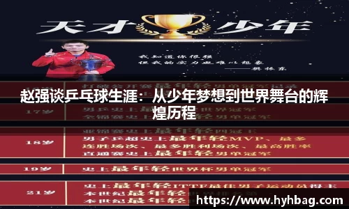 赵强谈乒乓球生涯：从少年梦想到世界舞台的辉煌历程